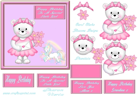 Teddies Ed & Tess in Love - CU4CU Digital Clip Art Set by Julie McGregor
