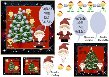 Galaxy 8x8ins x 12 Frames Kit  by Julie McGregor