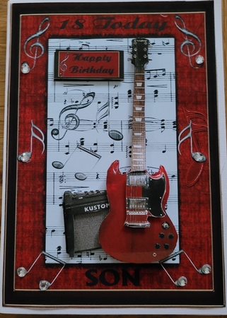 Guitar birthday  by Julie McGregor