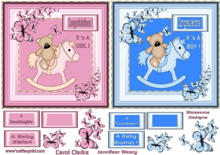 Flutterby Frame Set-Sweet by Julie McGregor