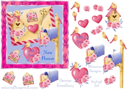 Valentine Birds by Julie McGregor