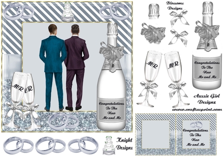 5 Wedding Grooms Designer Resource by Julie McGregor