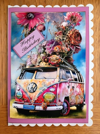 A happy camper design by Julie McGregor