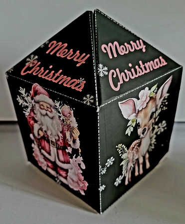 Santa gift bag 3 by Julie McGregor