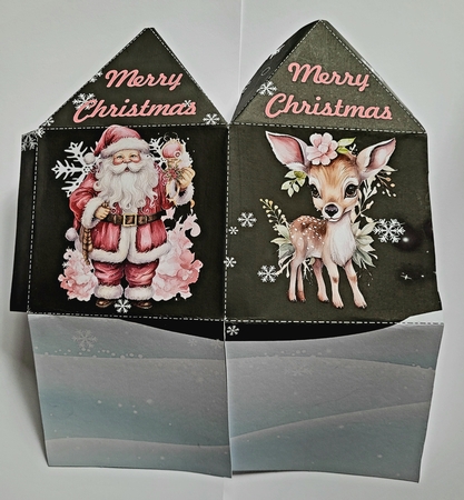 Santa gift bag 3 by Julie McGregor