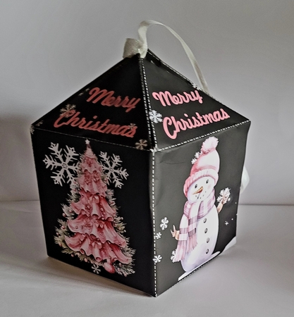 Santa gift bag 5 by Julie McGregor