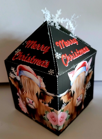 highland cow gift bag  by Julie McGregor