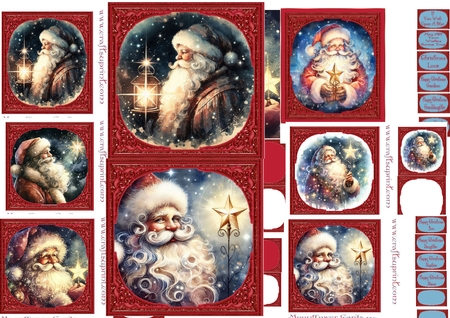 Santa Star by Julie McGregor