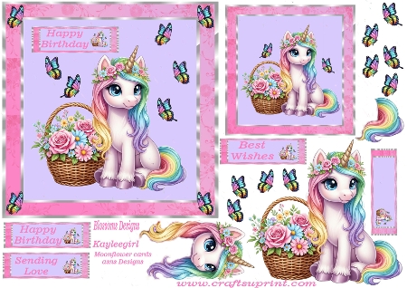 Unicorn  Clip art  by Julie McGregor