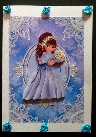 Blue Flower Girl by Julie McGregor