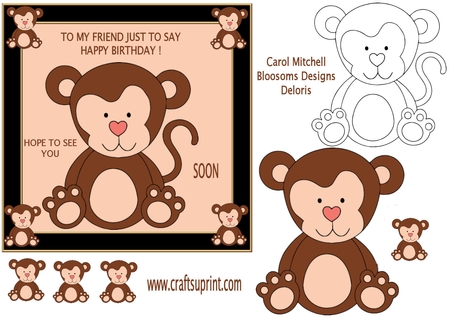 Cute Zoo Animals Clipart and Lineart by Julie McGregor
