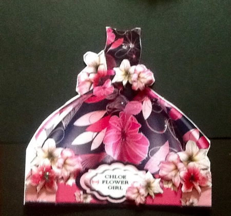 Beautiful Black Floral Dress - Shaped Topper by Julie McGregor