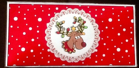Holly Christmas Money/Voucher Pocket Wallet by Julie McGregor