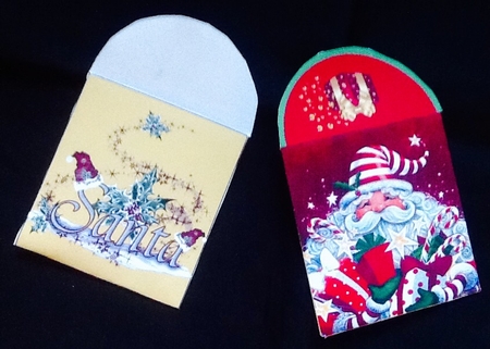 TEABAG TEA BAG WRAPPER, CHRISTMAS SANTA #9 by Julie McGregor