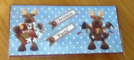 Christmas Bucks Money/Gift Voucher Envelope by Julie McGregor