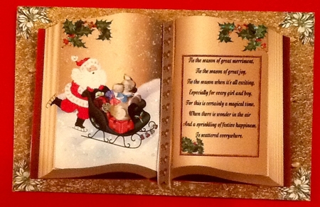 Santa Skating by Julie McGregor