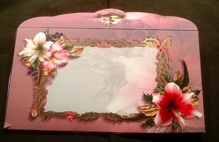 Amaryllis Christmas or Birthday Money Wallet by Julie McGregor