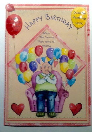 Grumpy Old Man Birthday by Julie McGregor
