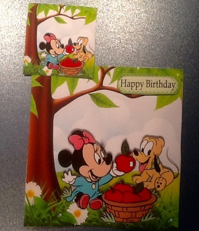I will share my Apples with you! cute mouse & puppy 8x8 by Julie McGregor