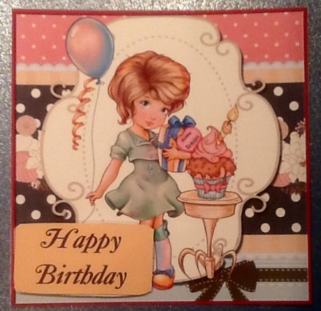 Birthday Celebrations Sheet by Julie McGregor