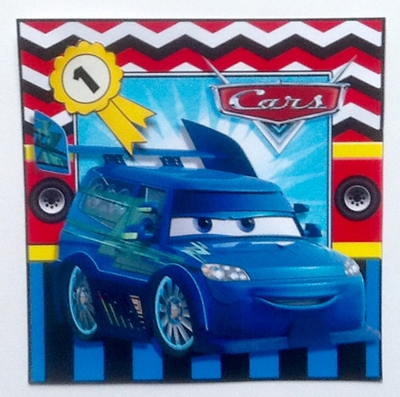 CARS Card Front Mini Kit  2 by Julie McGregor