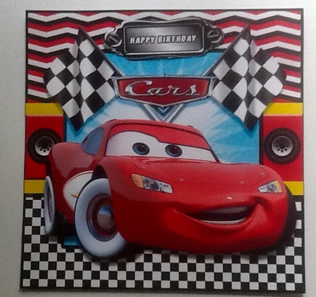 CARS Card Front Mini Kit  5 by Julie McGregor