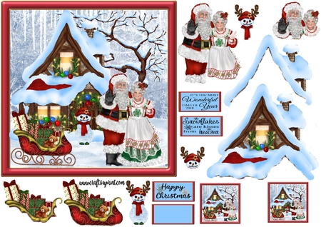 Christmas Is Coming - Set One - Designers Resource - CU PNG 300 DPI by Julie McGregor