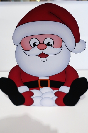 3D Christmas Treat Box Mini Kit - Santa is Snowballing by Julie McGregor