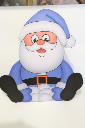 3D Christmas Treat Box Mini Kit - Santa is Snowballing by Julie McGregor