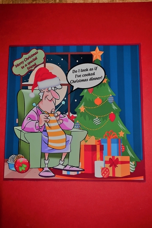 Knitting Noras Christmas dinner by Julie McGregor