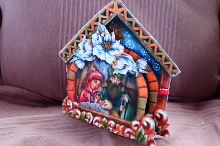 Layered Christmas - Nativity 1 by Julie McGregor