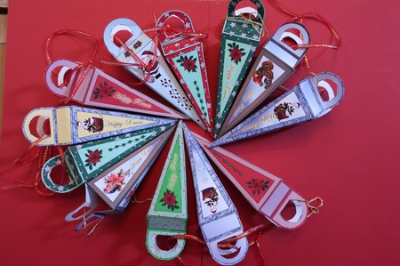 Bumber Kit- 12 Sheets- Gorgeous Icicle Boxes for Christmas Gifts.#1 by Julie McGregor