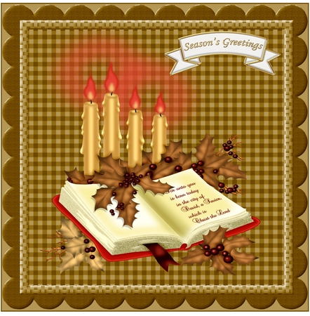 Merry & Bright Backgrounds 13 by Julie McGregor