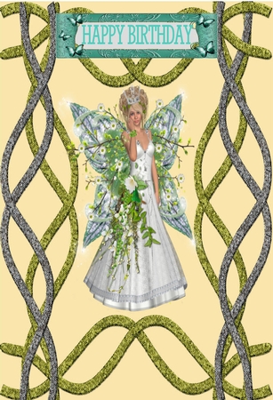 Celtic & Silk Frames & Elements Arte 34-e by Julie McGregor