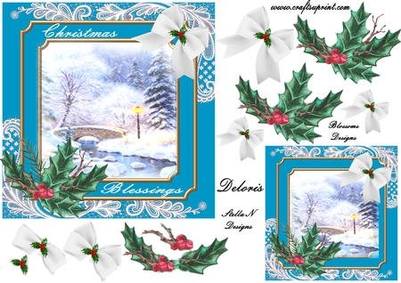 Lace Frames Set 9 (Holiday Colors Palette) by Julie McGregor