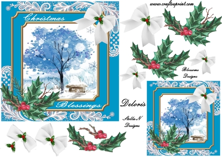 Lace Frames Set 9 (Holiday Colors Palette) by Julie McGregor