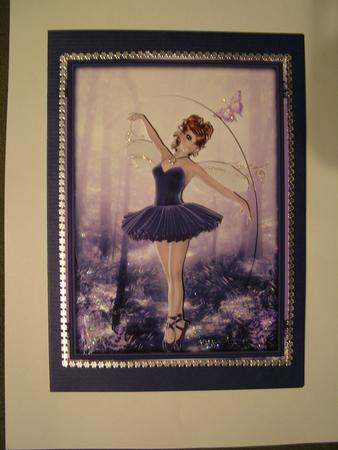 Purple Ballerina Fairy by Julie McGregor