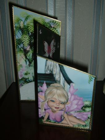 Rosetta Fairy Cascade Card by Julie McGregor