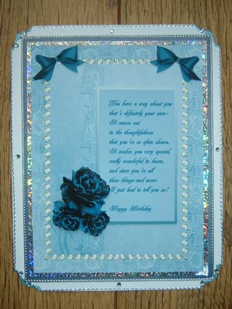 Blue Roses Special Friend by Julie McGregor