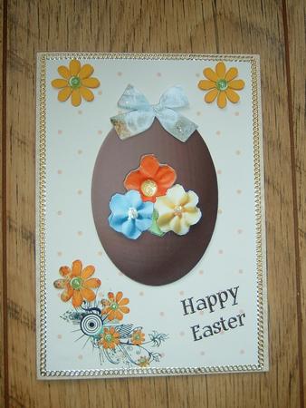 Decorated Chocolate Egg by Julie McGregor