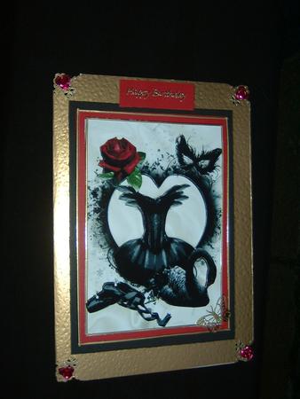 Black Swan and Ballerina Dress, A4 Topper by Julie McGregor