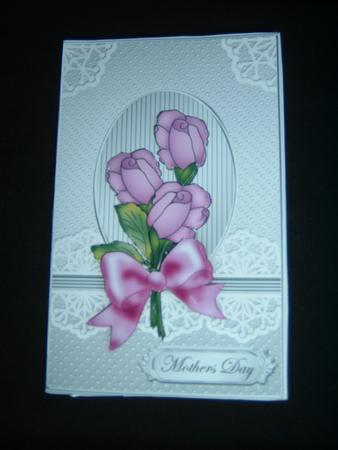 Roses and Lace Lottery Wallet Card by Julie McGregor