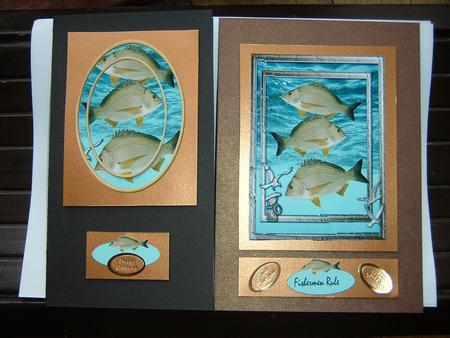 Fishermen Rule 2 Card Sheet by Julie McGregor