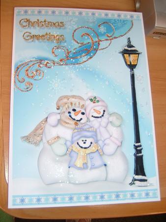 The 'snowman' Family by Julie McGregor