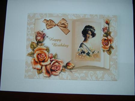 Vintage Lady with Roses Book by Julie McGregor