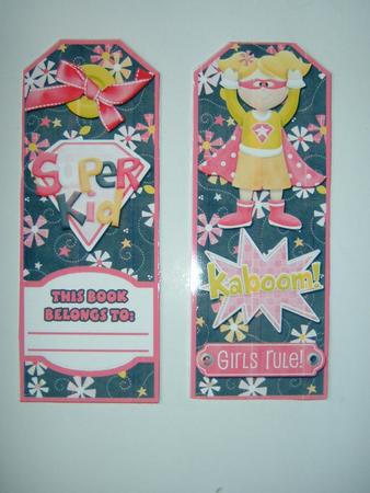 Girls Rule Kaboom Supergirl Bookmarks by Julie McGregor