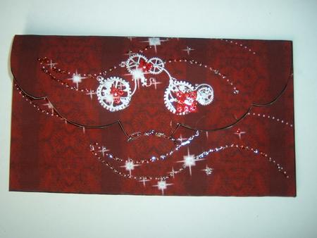 Steampunk Christmas Money Wallet by Julie McGregor