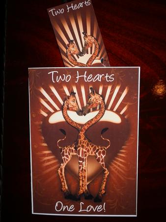 Bookmark and Card Front Valentine's by Julie McGregor
