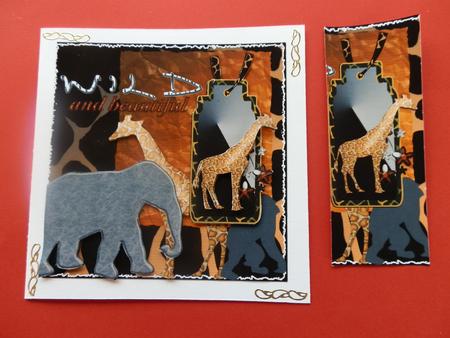 Wild and Beautiful Card Front by Julie McGregor