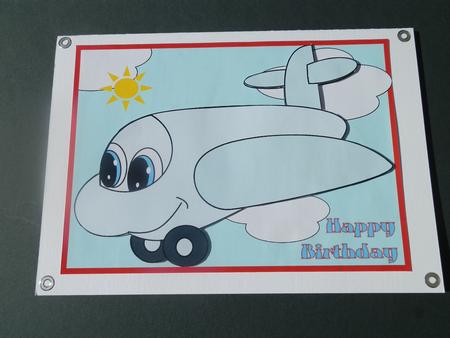 Pale Blue Aeroplane by Julie McGregor